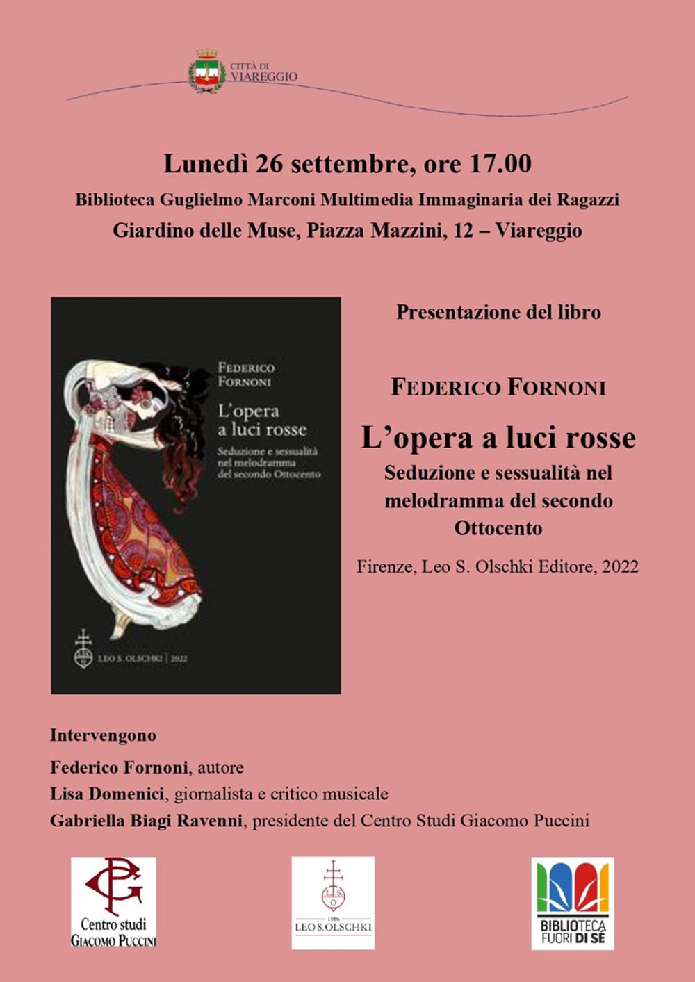 Presentazione del volume “L’opera a luci rosse. Seduzione e sessualità nel melodramma del secondo Ottocento” di Federico Fornoni 1 2022 Lopera a luci rosse settembre26 min