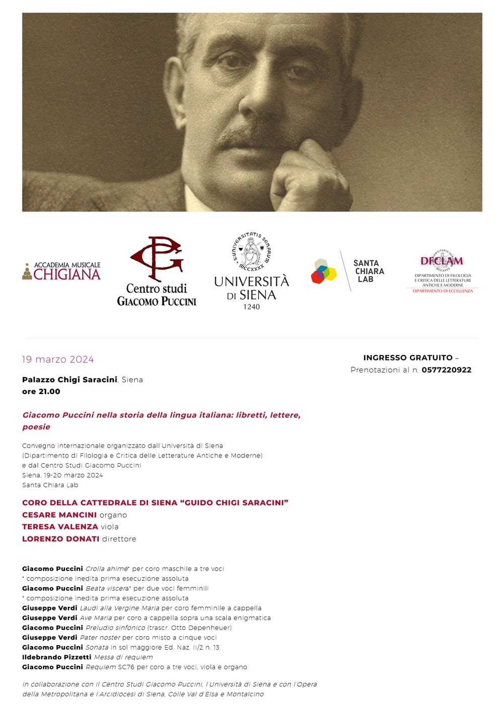 Puccini rivelato dal Coro della Cattedrale di Siena 1 2024 PucciniRivelato min