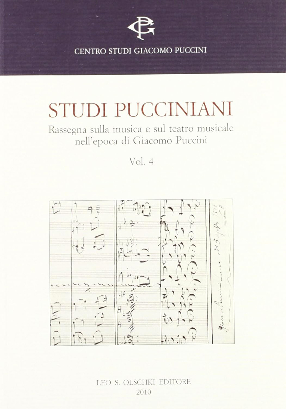 Studi Pucciniani 4 cover